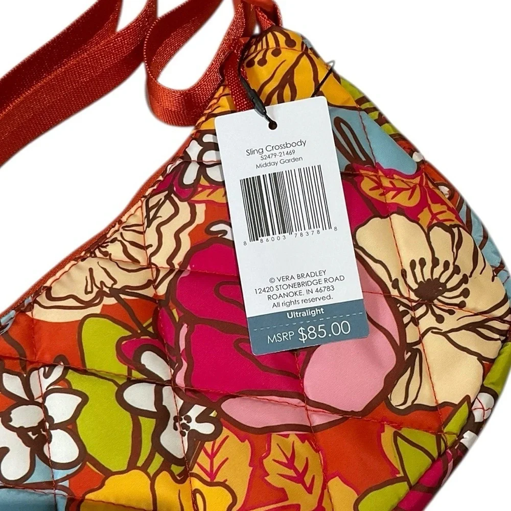 Vera Bradley Sling Crossbody Bag in Midday Garden
